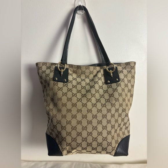 Gucci GG Canvas Bag w/ GG Charm - Picture 13 of 16